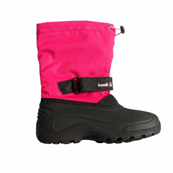 Like new Kamik girls snow boots size 3 - Picture 1 of 9